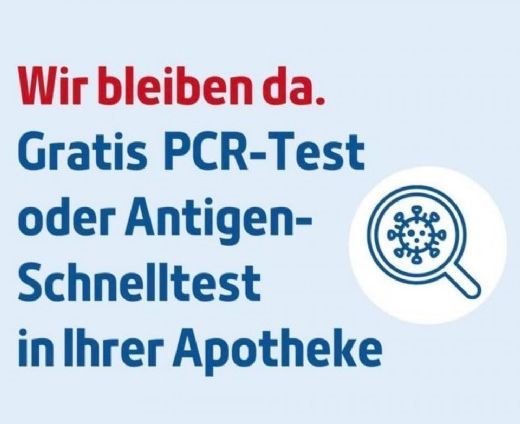 Infografik zu gratis Antigen-Schnelltests in der Fischl Apotheke in Klagenfurt am Wörthersee